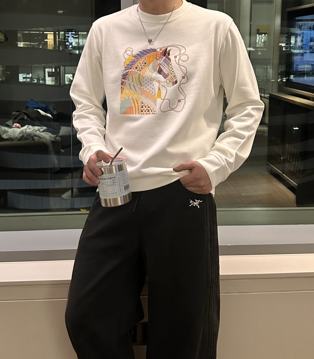 爱🐎仕 /2025秋冬新品 定制顶级卫衣棉，面料特别有质感，冬季必备单品，保暖性好。男女通穿，细节到位，