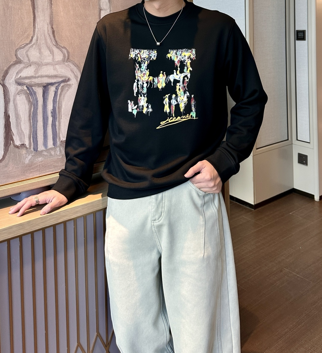 爱🐎仕 /2025秋冬新品 定制顶级卫衣棉，面料特别有质感，冬季必备单品，保暖性好。男女通穿，细节到位，