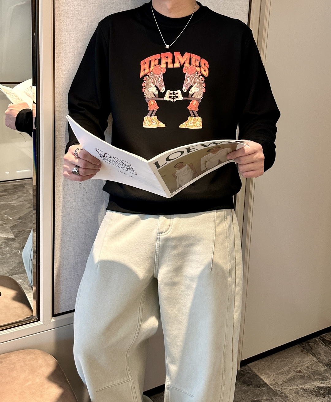 爱🐎仕 /2025秋冬新品 定制顶级卫衣棉，面料特别有质感，冬季必备单品，保暖性好。男女通穿，细节到位，