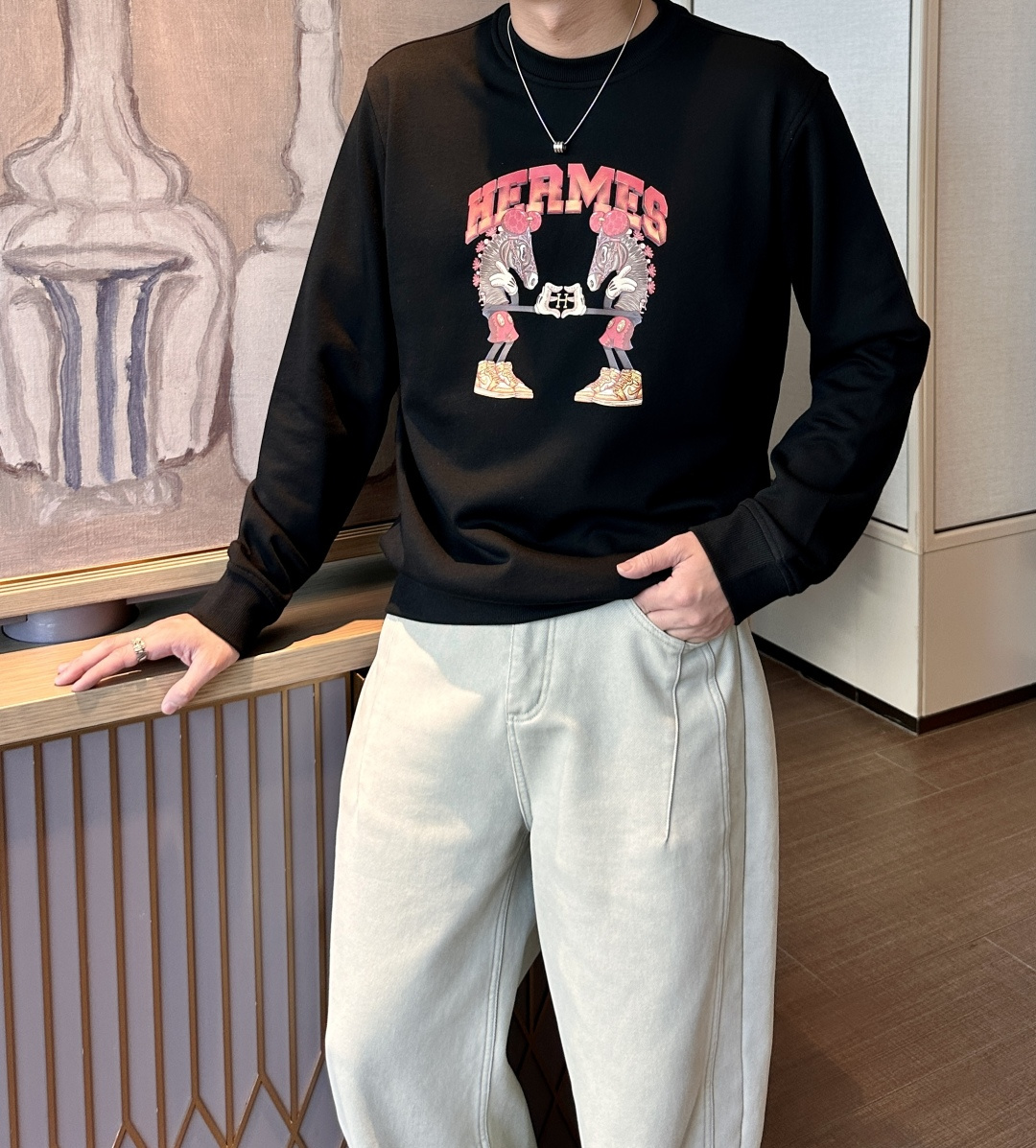 爱🐎仕 /2025秋冬新品 定制顶级卫衣棉，面料特别有质感，冬季必备单品，保暖性好。男女通穿，细节到位，