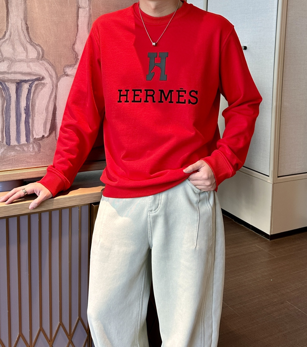 爱🐎仕 /2025秋冬新品 定制顶级卫衣棉，面料特别有质感，冬季必备单品，保暖性好。男女通穿，细节到位，