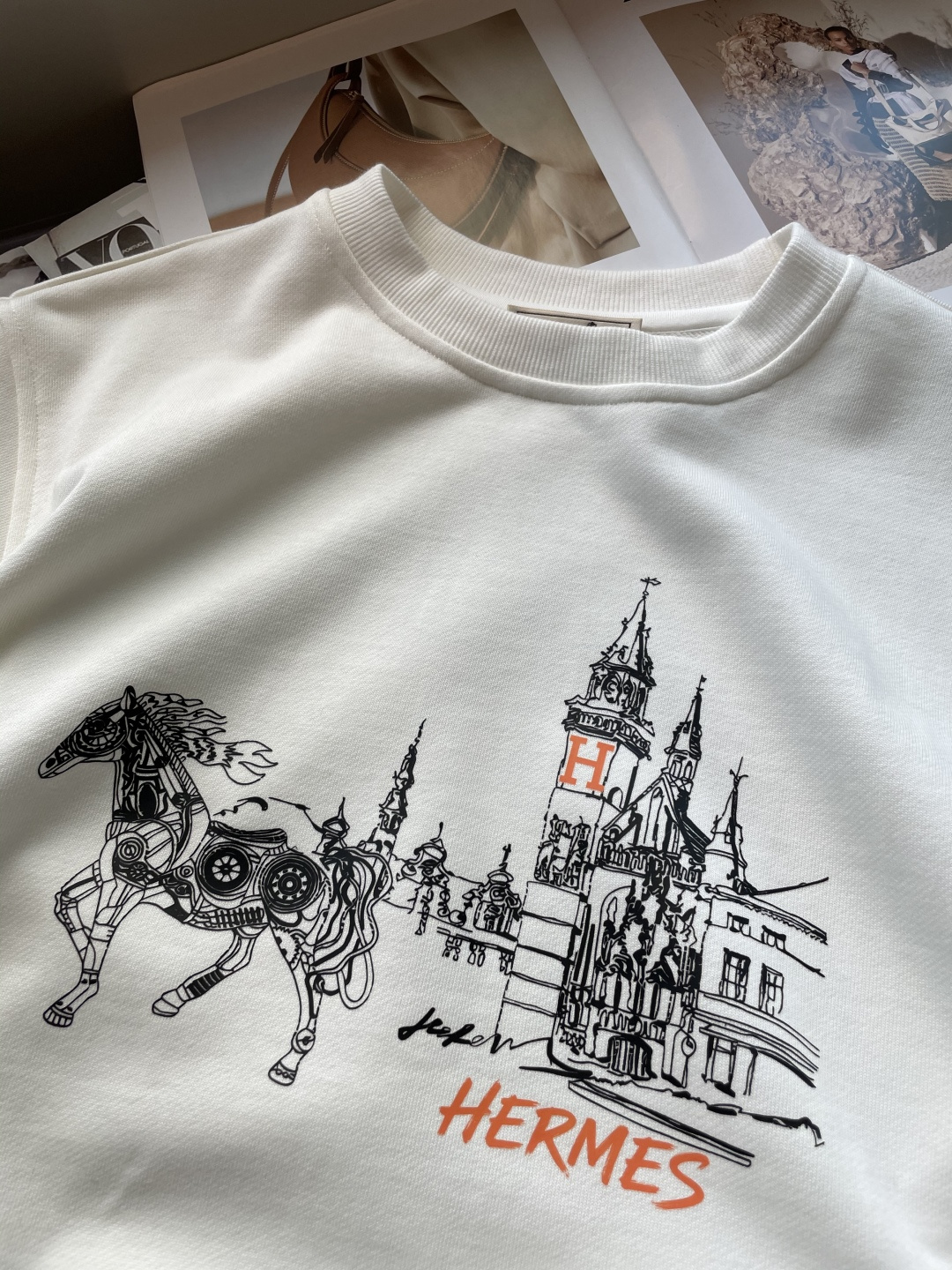 爱🐎仕 /2025秋冬新品 定制顶级卫衣棉，面料特别有质感，冬季必备单品，保暖性好。男女通穿，细节到位，