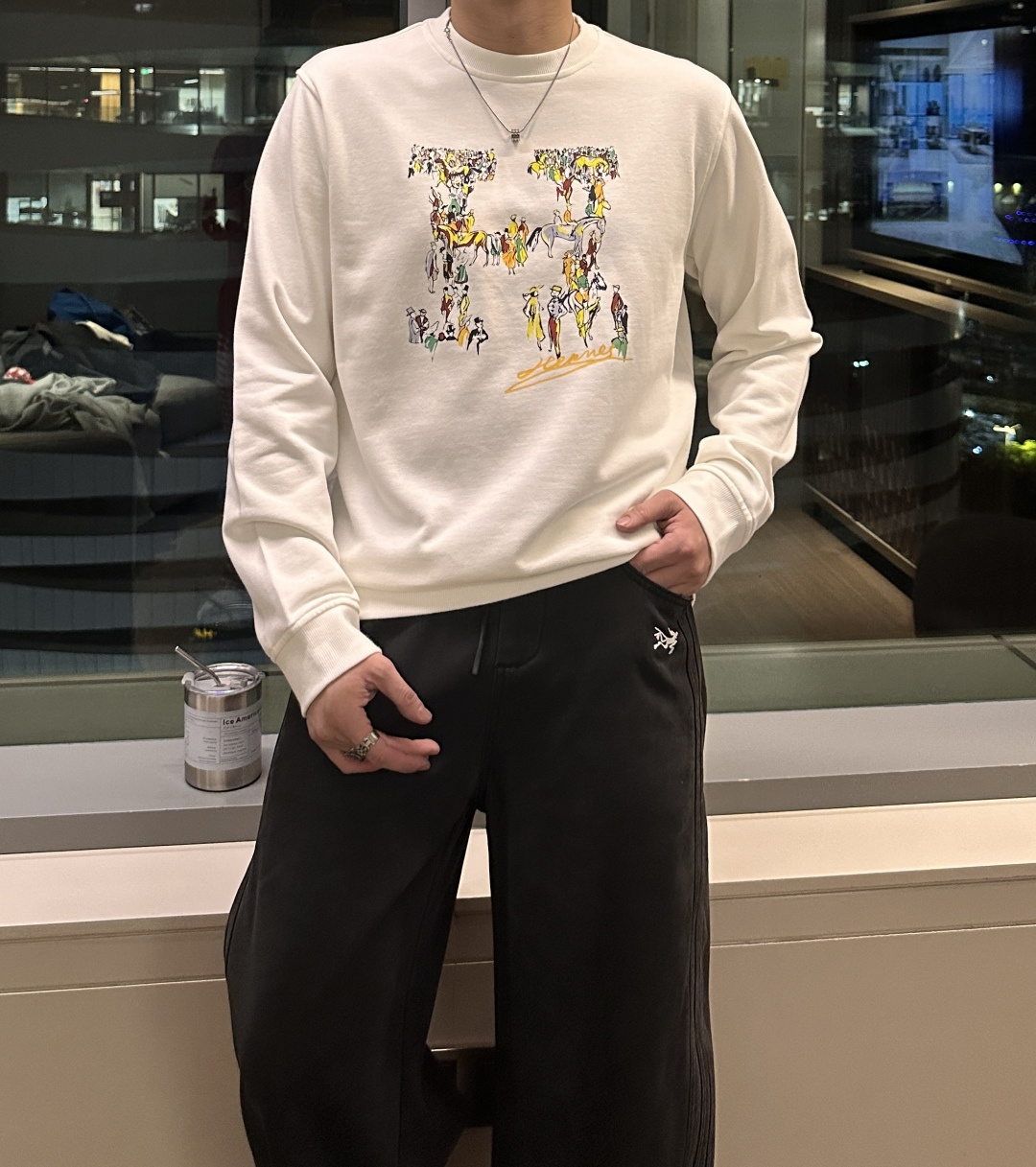 爱🐎仕 /2025秋冬新品 定制顶级卫衣棉，面料特别有质感，冬季必备单品，保暖性好。男女通穿，细节到位，