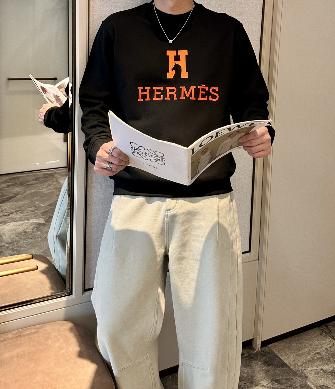 爱🐎仕 /2025秋冬新品 定制顶级卫衣棉，面料特别有质感，冬季必备单品，保暖性好。男女通穿，细节到位，