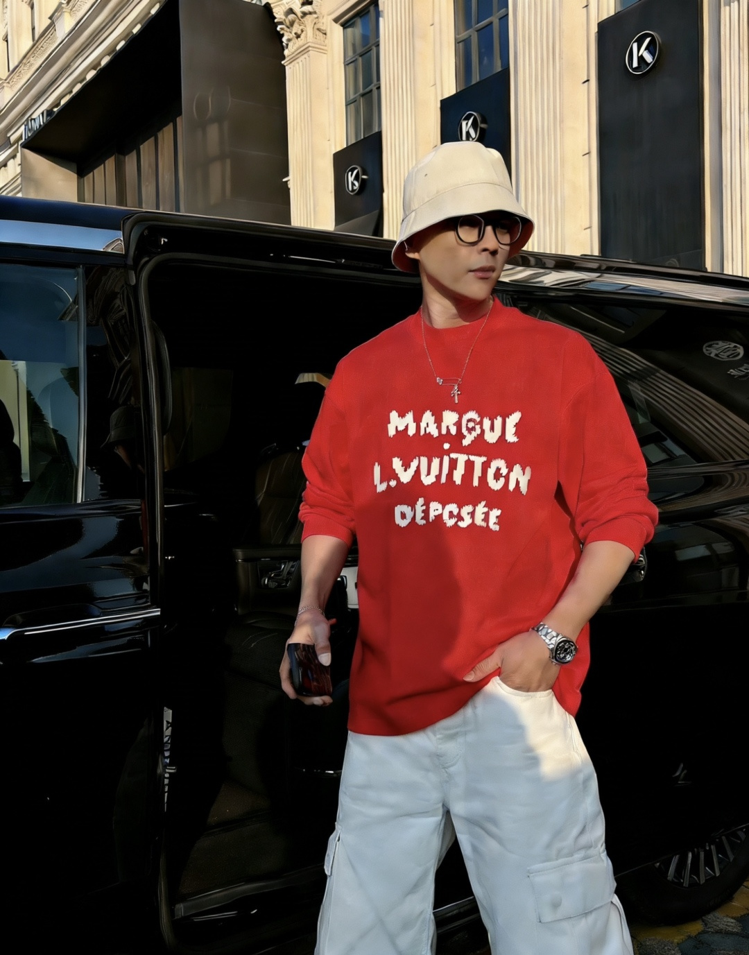 Lv /2025秋冬新品 定制顶级卫衣棉，面料特别有质感，冬季必备单品，保暖性好。男女通穿，细节到位，版