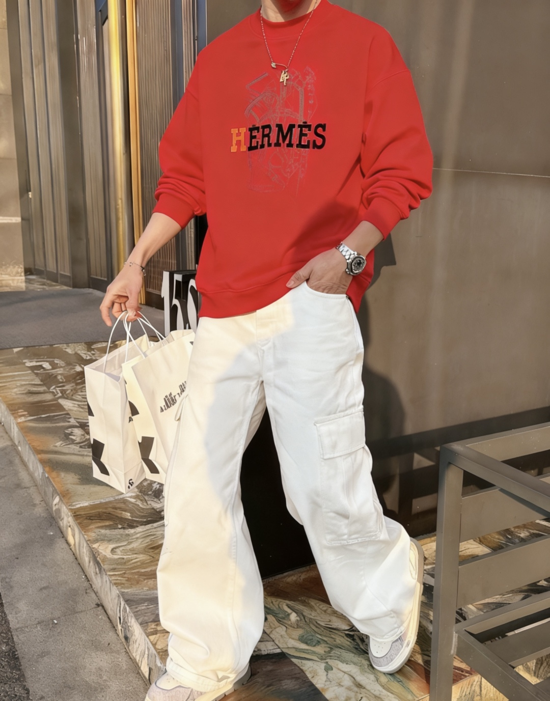 爱🐎仕 /2025秋冬新品 定制顶级卫衣棉，面料特别有质感，冬季必备单品，保暖性好。男女通穿，细节到位，