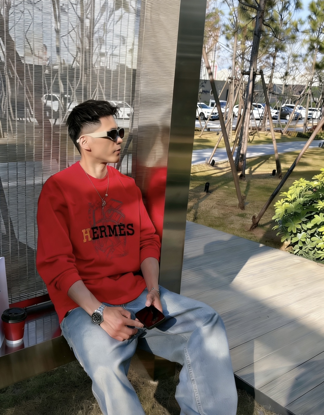 爱🐎仕 /2025秋冬新品 定制顶级卫衣棉，面料特别有质感，冬季必备单品，保暖性好。男女通穿，细节到位，