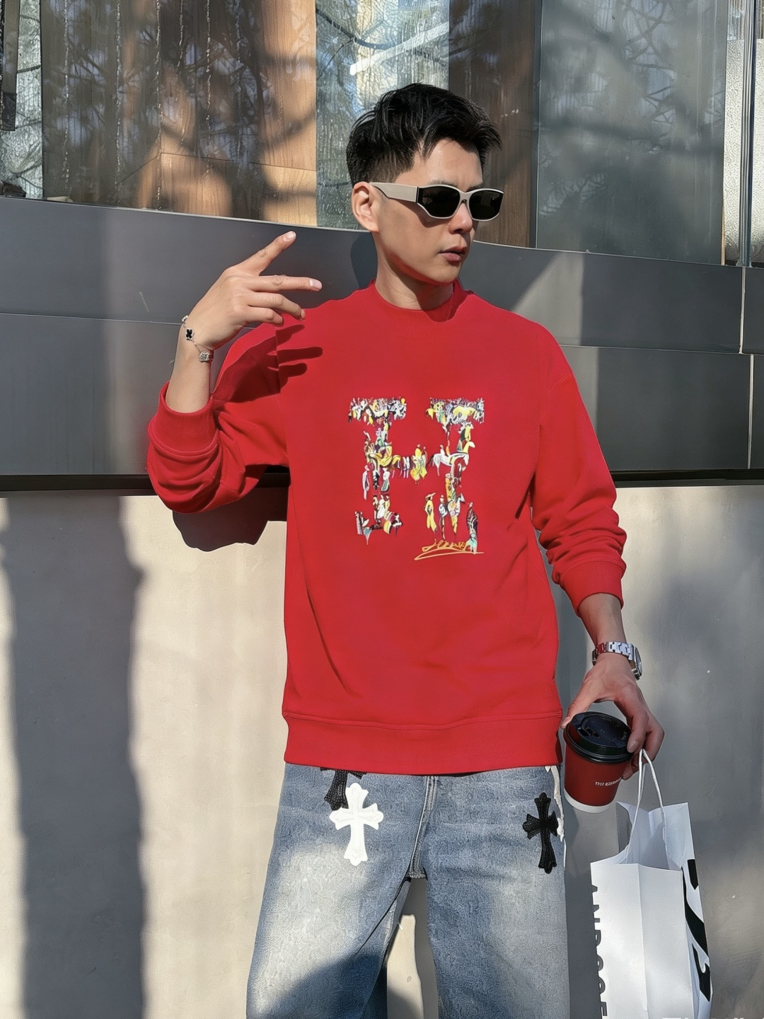 爱🐎仕 /2025秋冬新品 定制顶级卫衣棉，面料特别有质感，冬季必备单品，保暖性好。男女通穿，细节到位，