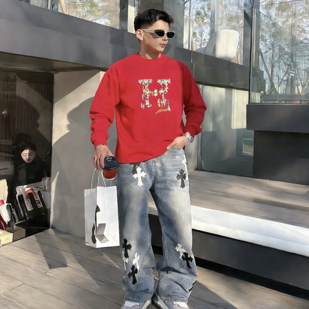 爱🐎仕 /2025秋冬新品 定制顶级卫衣棉，面料特别有质感，冬季必备单品，保暖性好。男女通穿，细节到位，