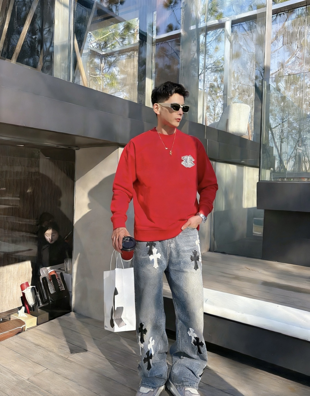 巴黎世家 /2025秋冬新品 定制顶级卫衣棉，面料特别有质感，冬季必备单品，保暖性好。男女通穿，细节到位