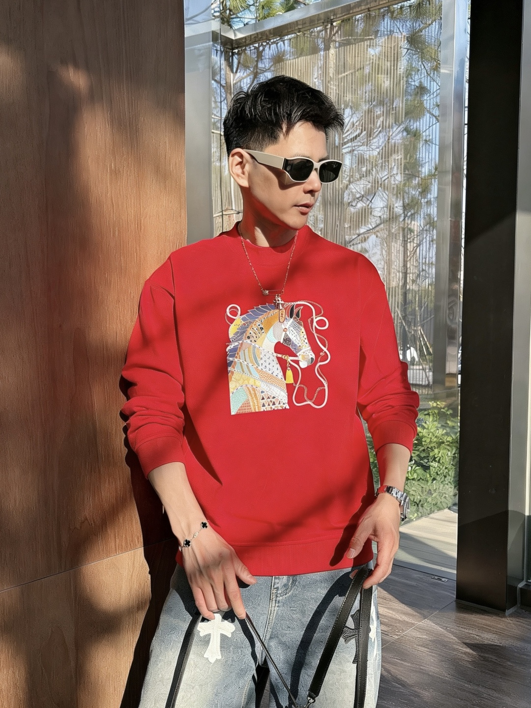 爱🐎仕 /2025秋冬新品 定制顶级卫衣棉，面料特别有质感，冬季必备单品，保暖性好。男女通穿，细节到位，