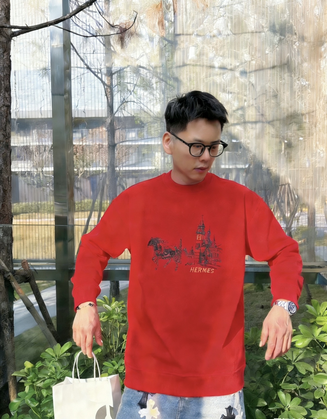 爱🐎仕 /2025秋冬新品 定制顶级卫衣棉，面料特别有质感，冬季必备单品，保暖性好。男女通穿，细节到位，