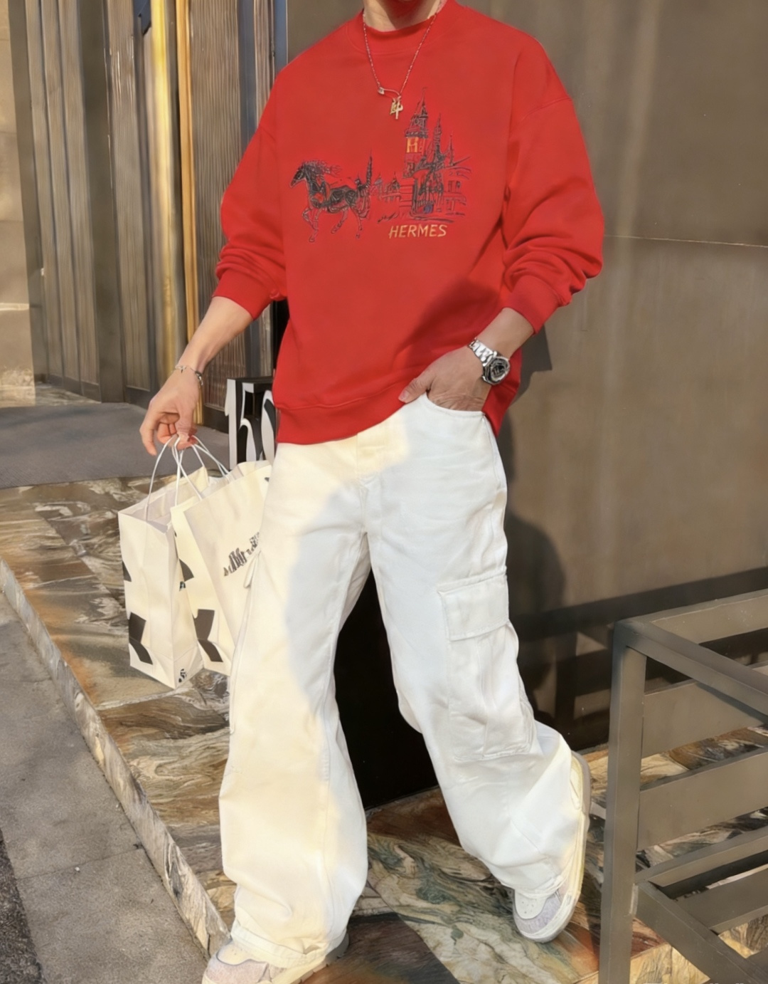 爱🐎仕 /2025秋冬新品 定制顶级卫衣棉，面料特别有质感，冬季必备单品，保暖性好。男女通穿，细节到位，