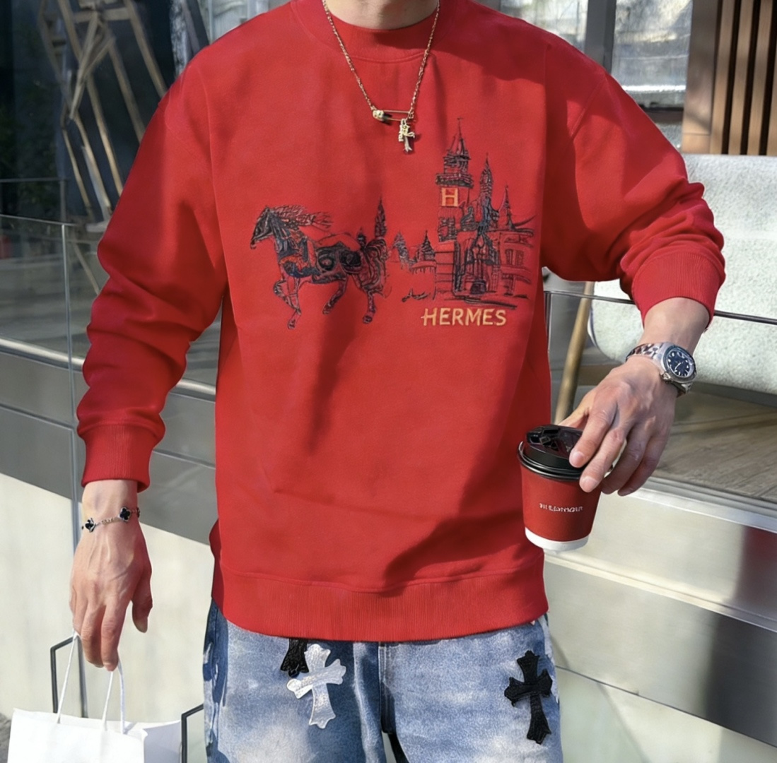 爱🐎仕 /2025秋冬新品 定制顶级卫衣棉，面料特别有质感，冬季必备单品，保暖性好。男女通穿，细节到位，