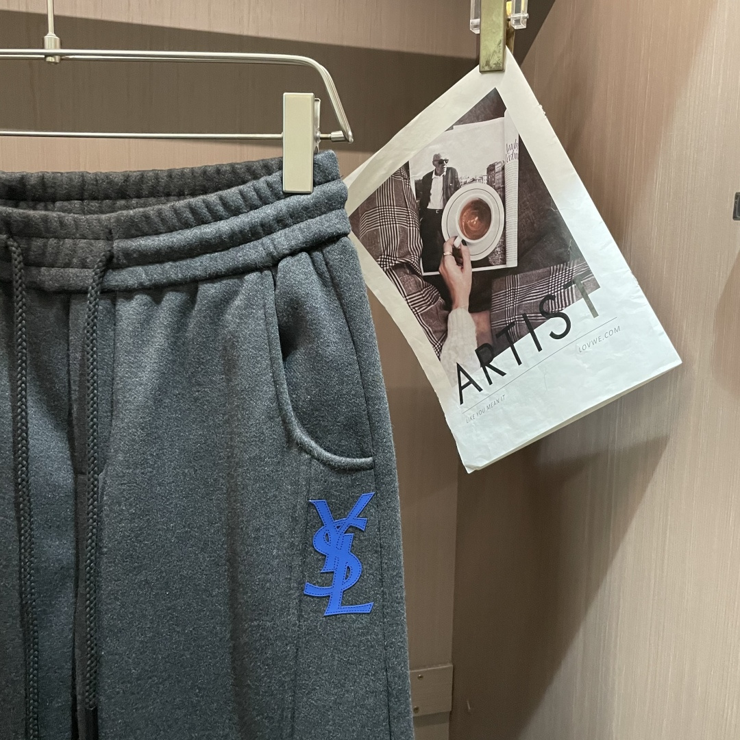 🌾 圣罗兰 2025秋冬最新系列男士加厚休闲裤！内里加绒，非常保暖，北方的宝子们赶紧备上！采用客供弹力柔