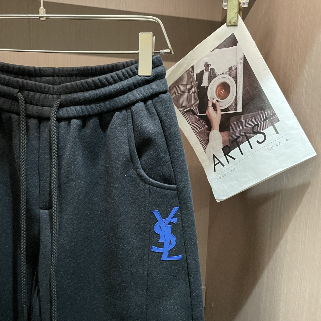 🌾 圣罗兰 2025秋冬最新系列男士加厚休闲裤！内里加绒，非常保暖，北方的宝子们赶紧备上！采用客供弹力柔