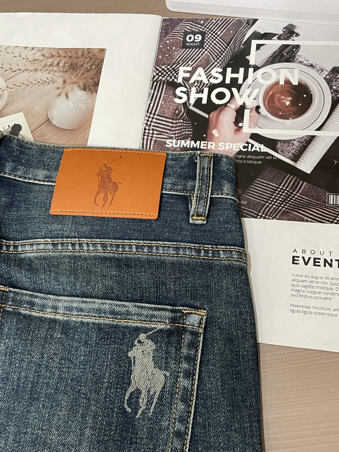 🌾拉夫劳伦专柜最新同款牛仔裤 面料版型做工绝绝子好穿不挑身材在搭配上没有太多的限制 随意简洁的衬托其他单