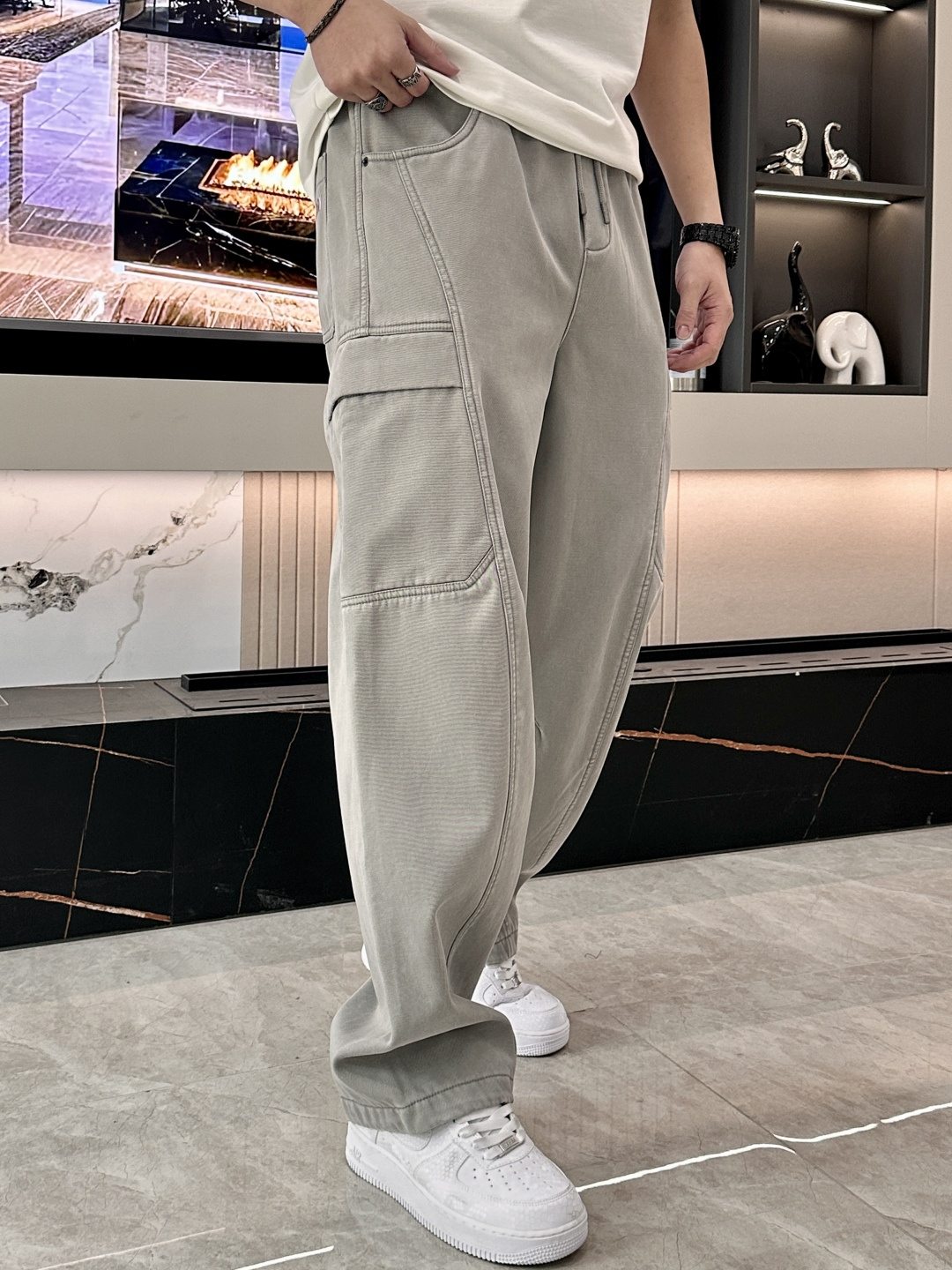 🌾 BUR 2025秋冬最新系列男士加厚休闲裤！内里加绒，非常保暖，北方的宝子们赶紧备上！采用客供弹力柔