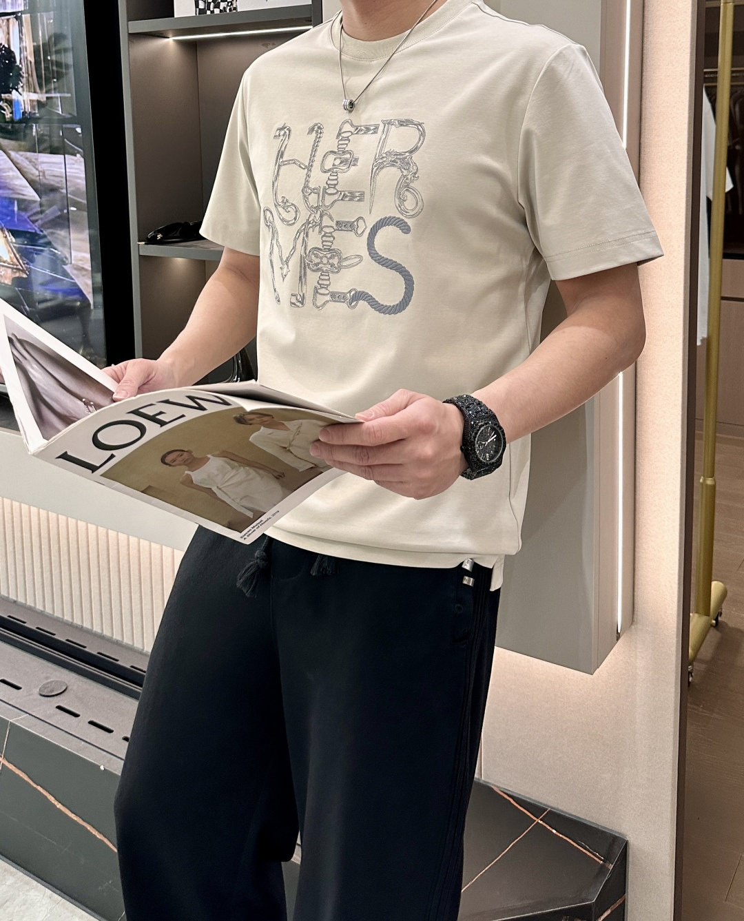 爱🐎仕 2026春夏新款男士短袖T恤，全新升级百搭基础款，低调奢华，品格之选！甄选进口丝光棉打造而成，吸