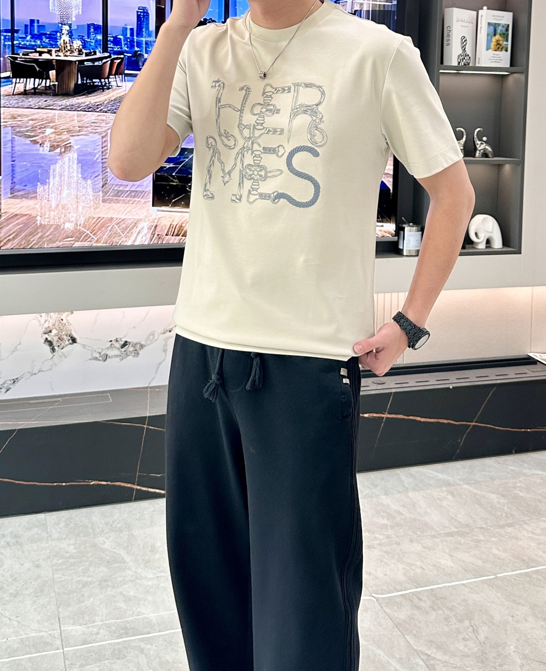 爱🐎仕 2026春夏新款男士短袖T恤，全新升级百搭基础款，低调奢华，品格之选！甄选进口丝光棉打造而成，吸