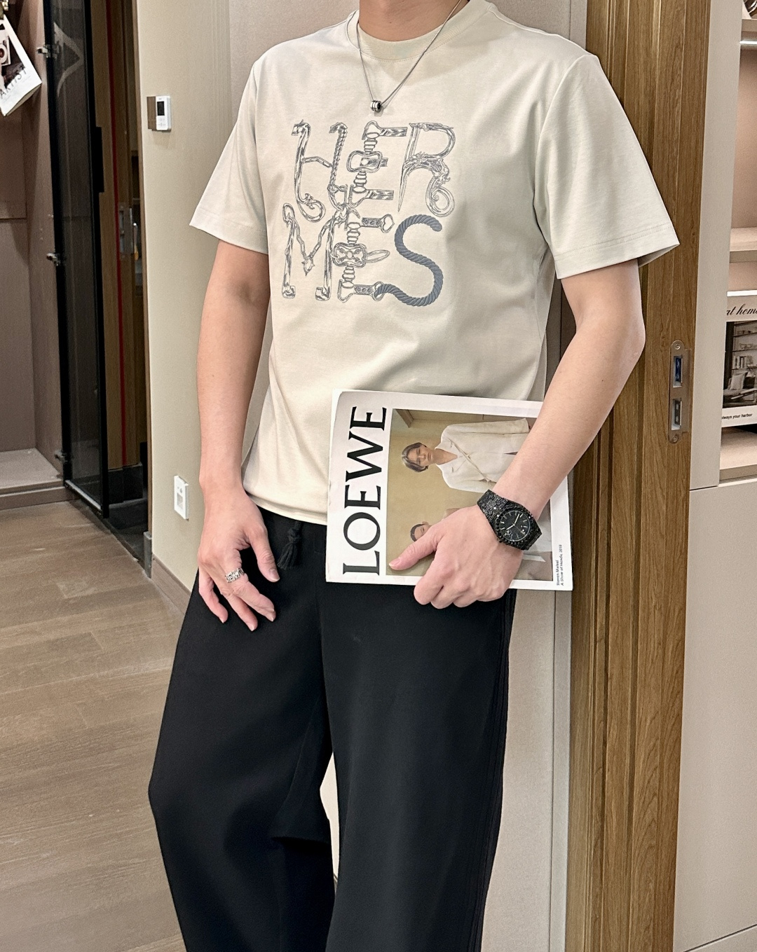 爱🐎仕 2026春夏新款男士短袖T恤，全新升级百搭基础款，低调奢华，品格之选！甄选进口丝光棉打造而成，吸