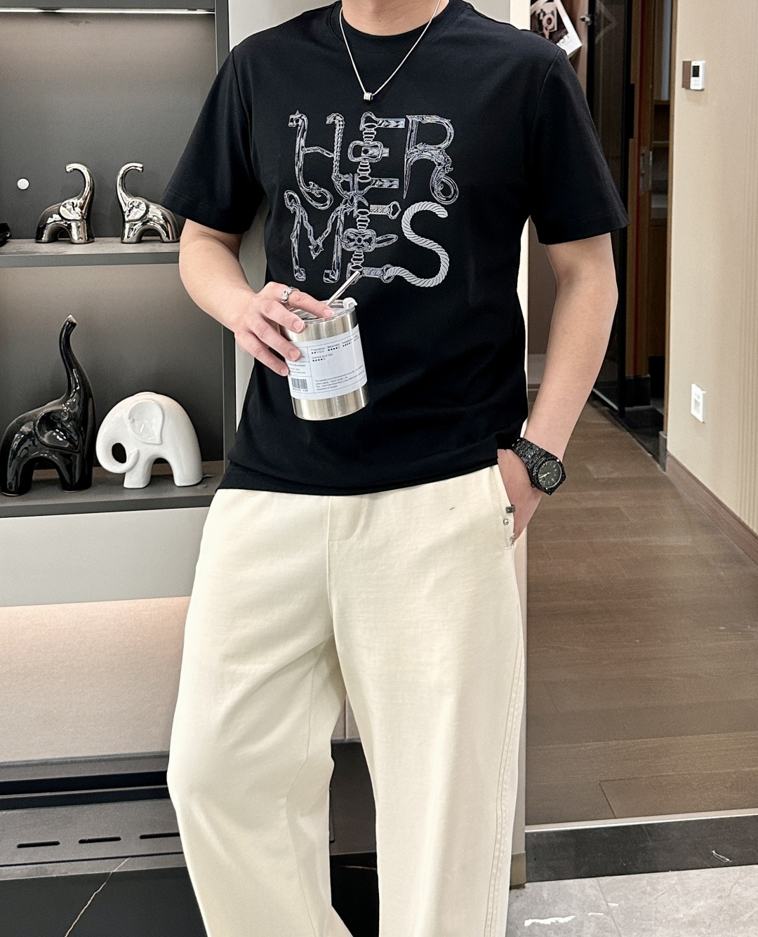 爱🐎仕 2026春夏新款男士短袖T恤，全新升级百搭基础款，低调奢华，品格之选！甄选进口丝光棉打造而成，吸