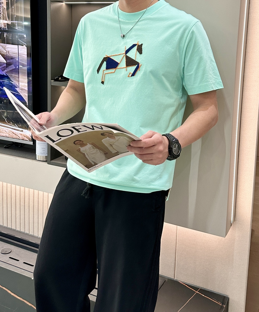 爱🐎仕 2026春夏新款男士短袖T恤，全新升级百搭基础款，低调奢华，品格之选！甄选进口丝光棉打造而成，吸