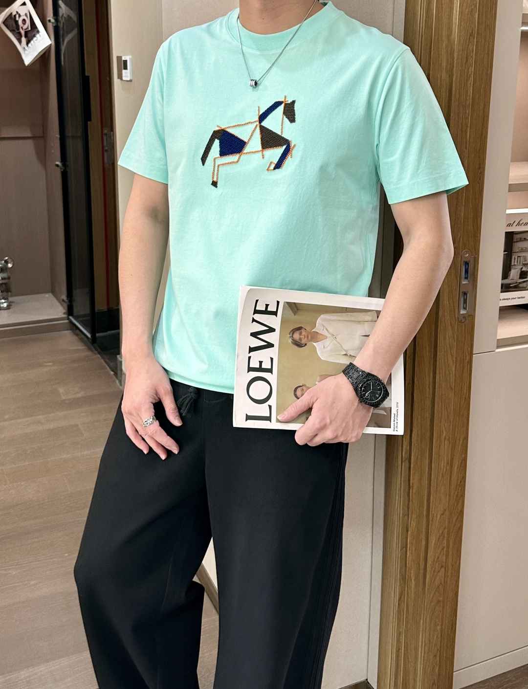 爱🐎仕 2026春夏新款男士短袖T恤，全新升级百搭基础款，低调奢华，品格之选！甄选进口丝光棉打造而成，吸