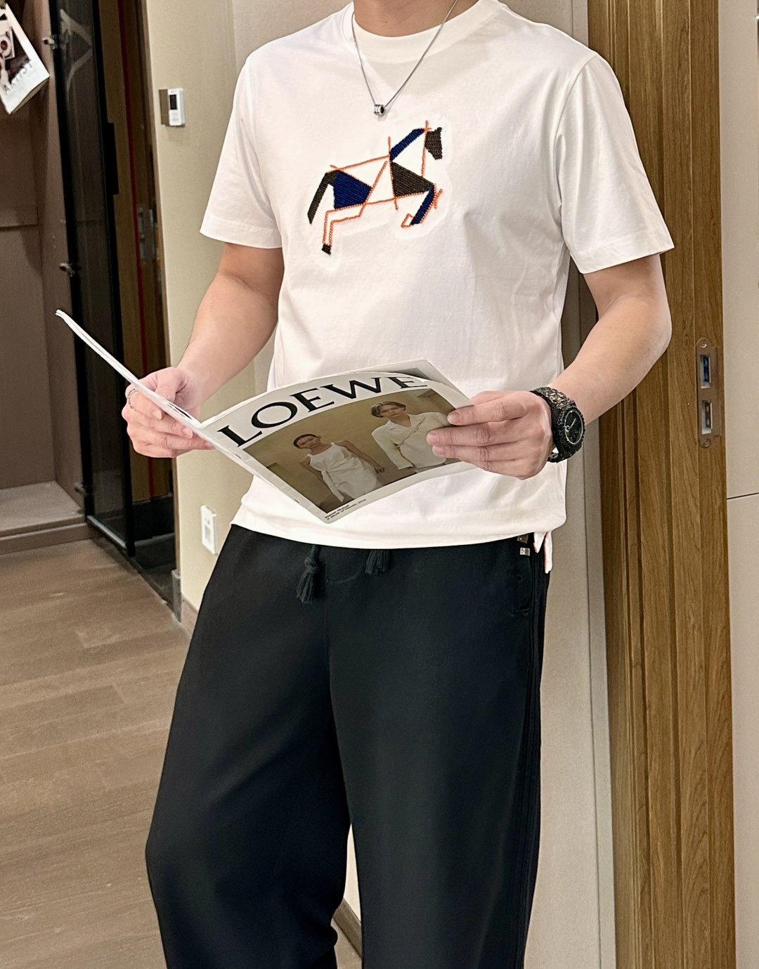 爱🐎仕 2026春夏新款男士短袖T恤，全新升级百搭基础款，低调奢华，品格之选！甄选进口丝光棉打造而成，吸