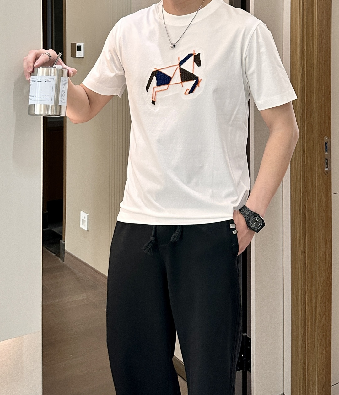 爱🐎仕 2026春夏新款男士短袖T恤，全新升级百搭基础款，低调奢华，品格之选！甄选进口丝光棉打造而成，吸