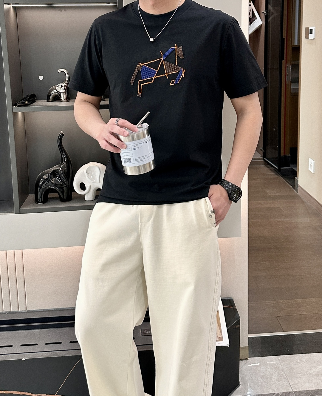 爱🐎仕 2026春夏新款男士短袖T恤，全新升级百搭基础款，低调奢华，品格之选！甄选进口丝光棉打造而成，吸