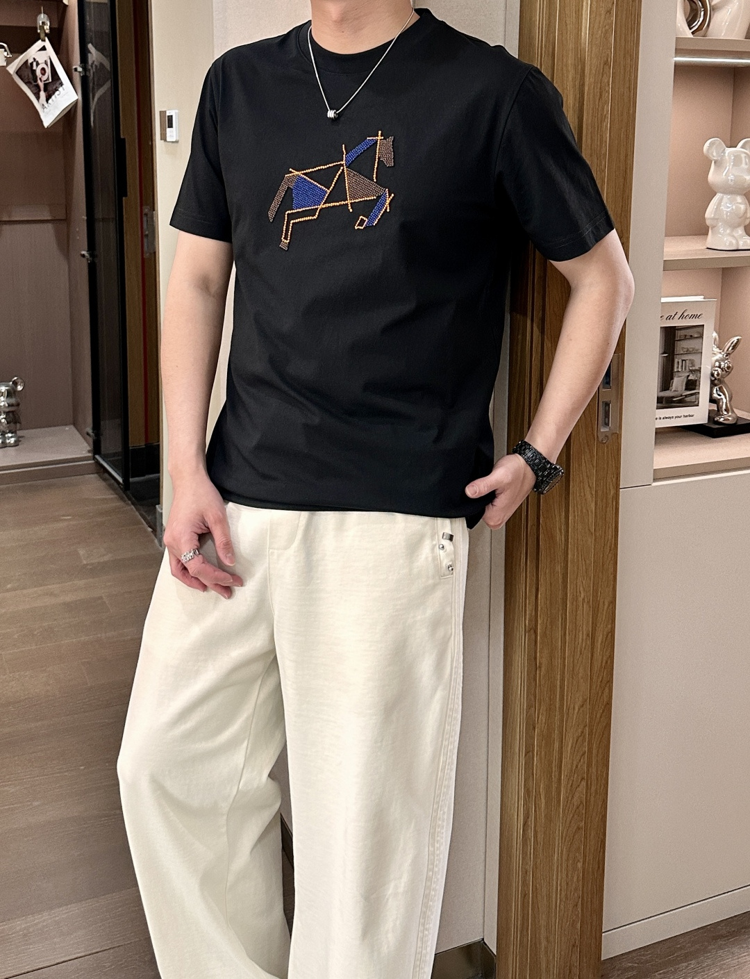 爱🐎仕 2026春夏新款男士短袖T恤，全新升级百搭基础款，低调奢华，品格之选！甄选进口丝光棉打造而成，吸