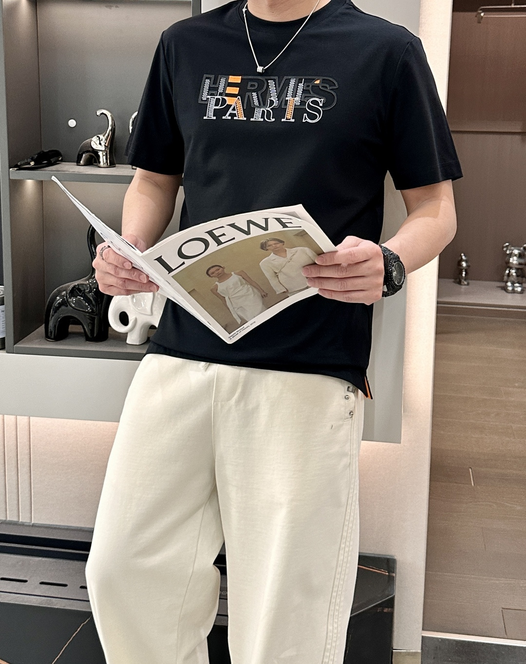 2026年夏季新款 短袖T恤 爱🐎仕风轻奢短袖｜把巴黎的高级感穿在身上胸口叠印的“HER*ÈS PARI