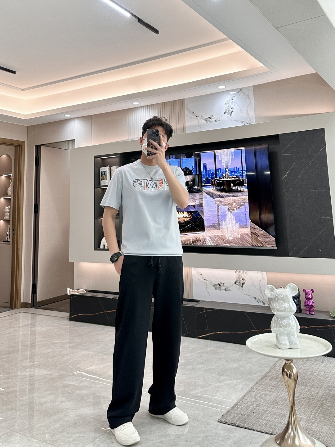 2026年夏季新款 短袖T恤 爱🐎仕风轻奢短袖｜把巴黎的高级感穿在身上胸口叠印的“HER*ÈS PARI