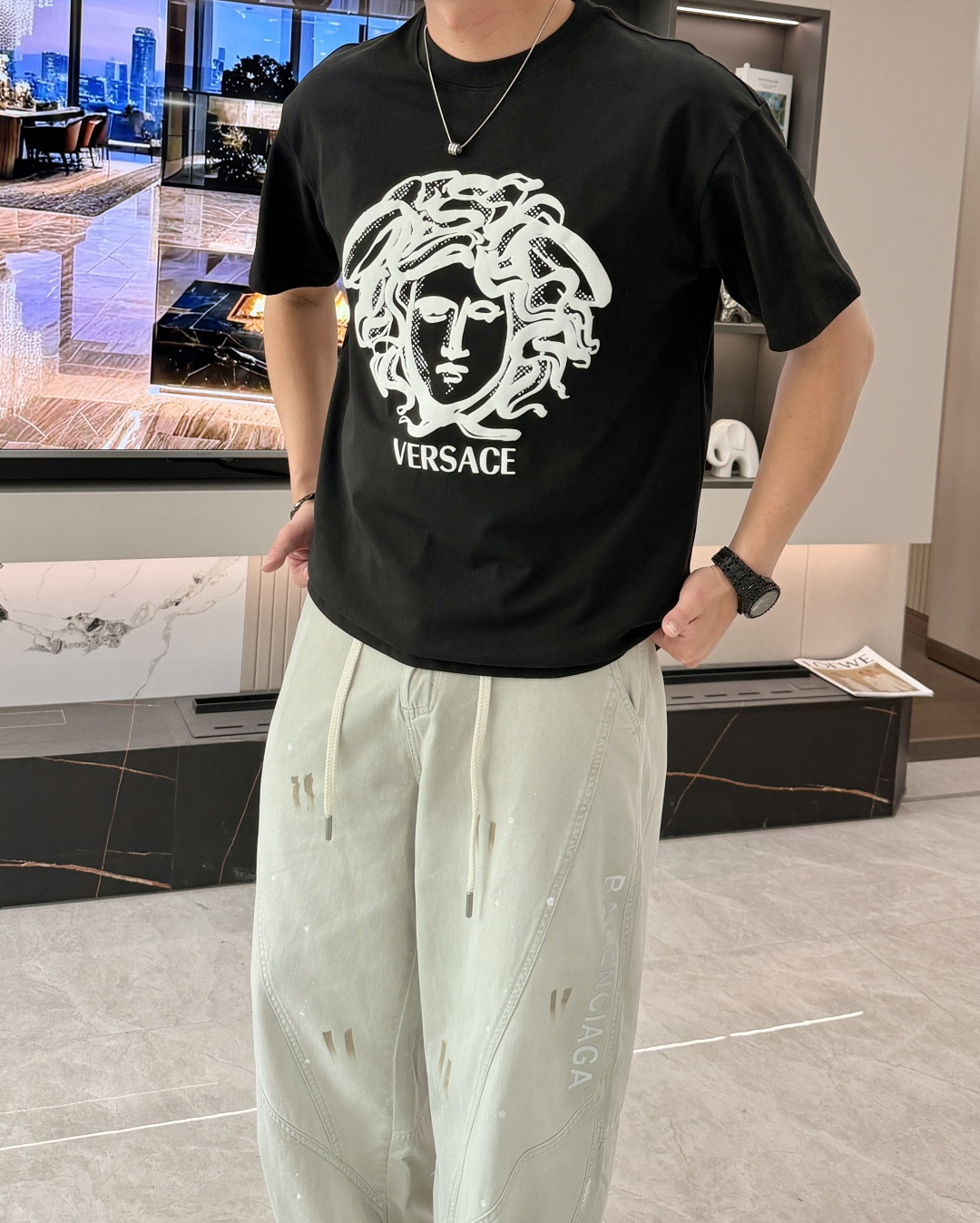 范思 哲 官网同款 官网同款 官网同款⚠️重磅推荐！2026ss夏装新品 专柜在售 最新系列图案logo