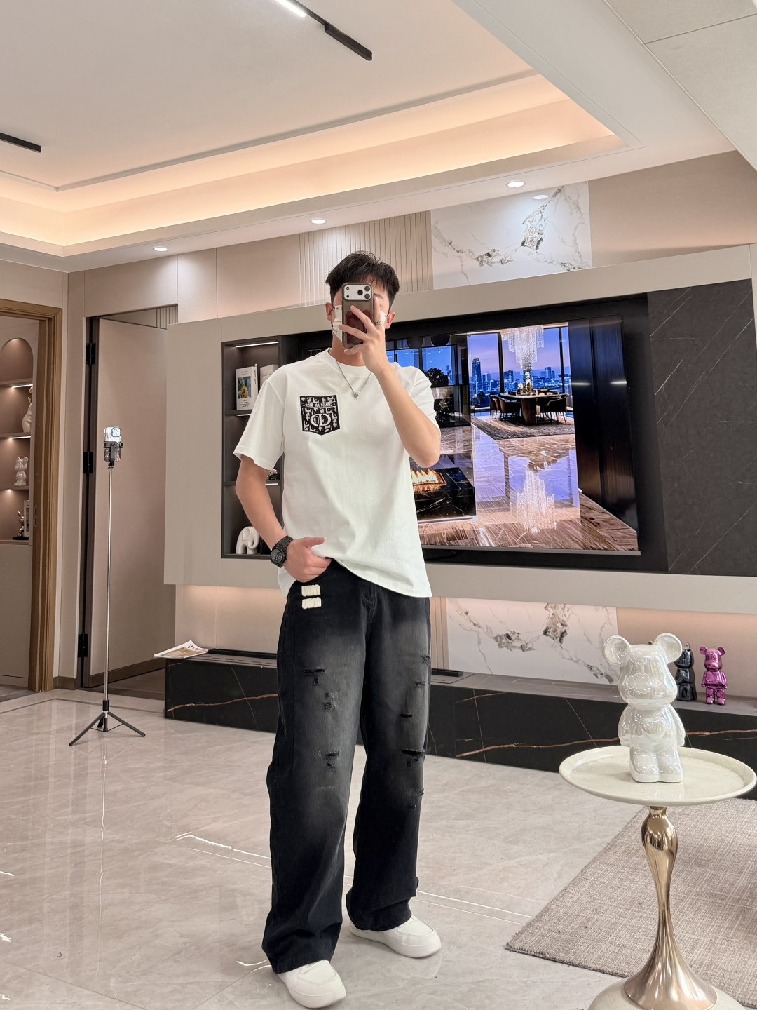 D奥 官网同款 官网同款 官网同款⚠️重磅推荐！2026ss夏装新品 专柜在售 最新系列图案logo短袖