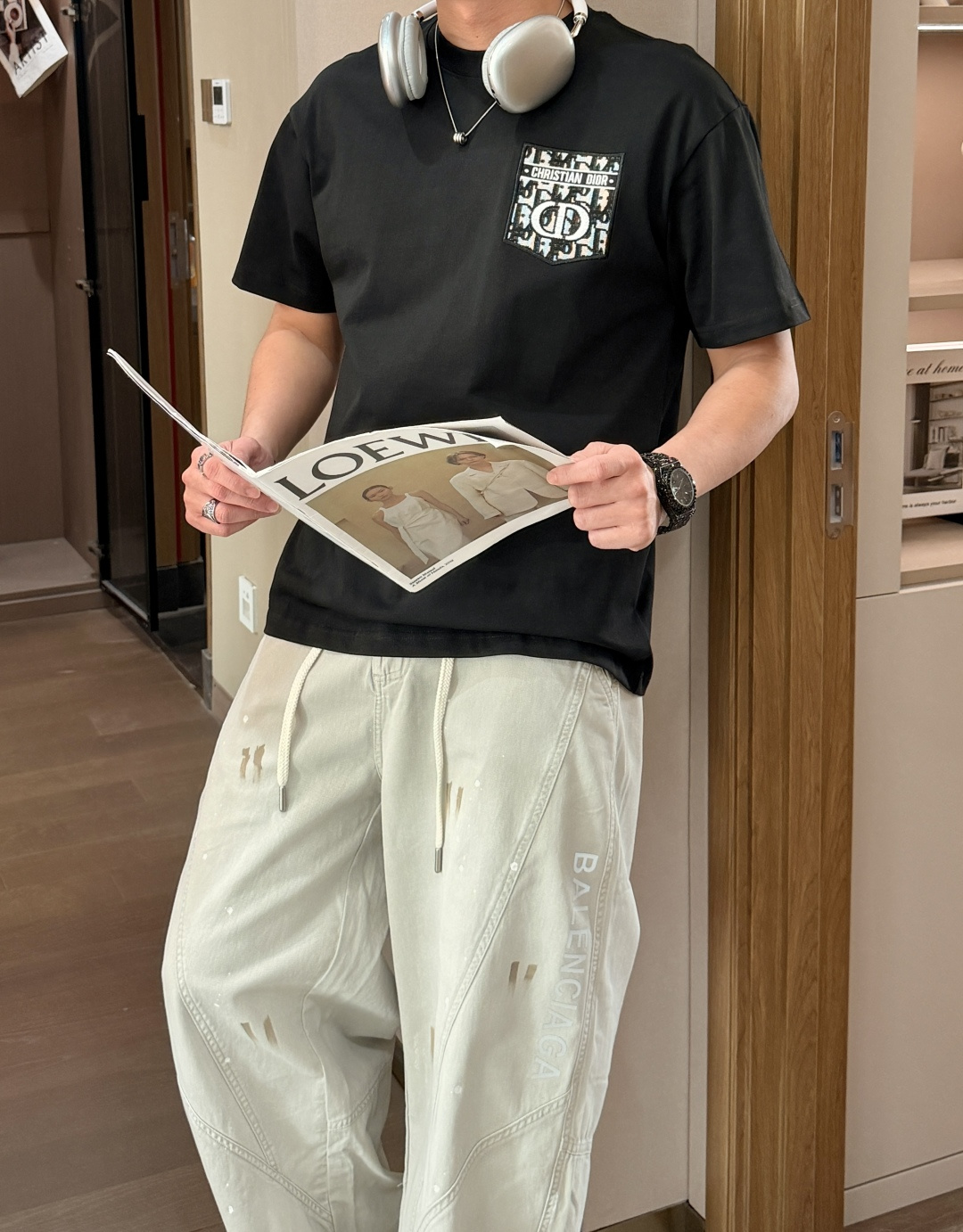 D奥 官网同款 官网同款 官网同款⚠️重磅推荐！2026ss夏装新品 专柜在售 最新系列图案logo短袖