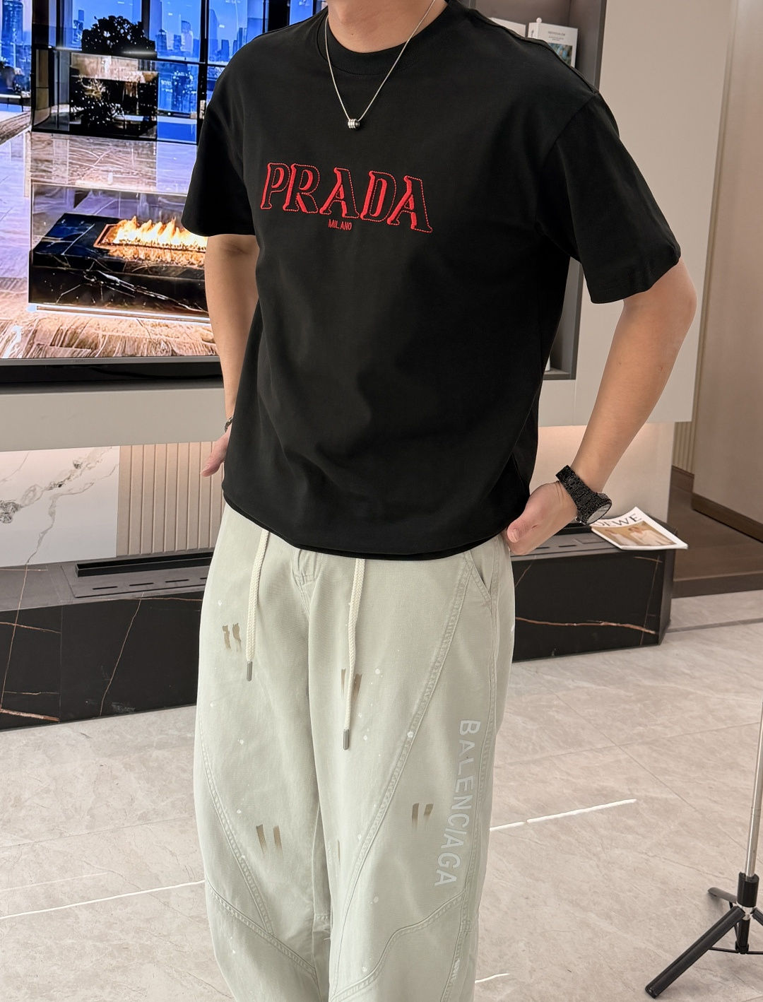 PR家 官网同款 官网同款 官网同款⚠️重磅推荐！2026ss夏装新品 专柜在售 最新系列图案logo短