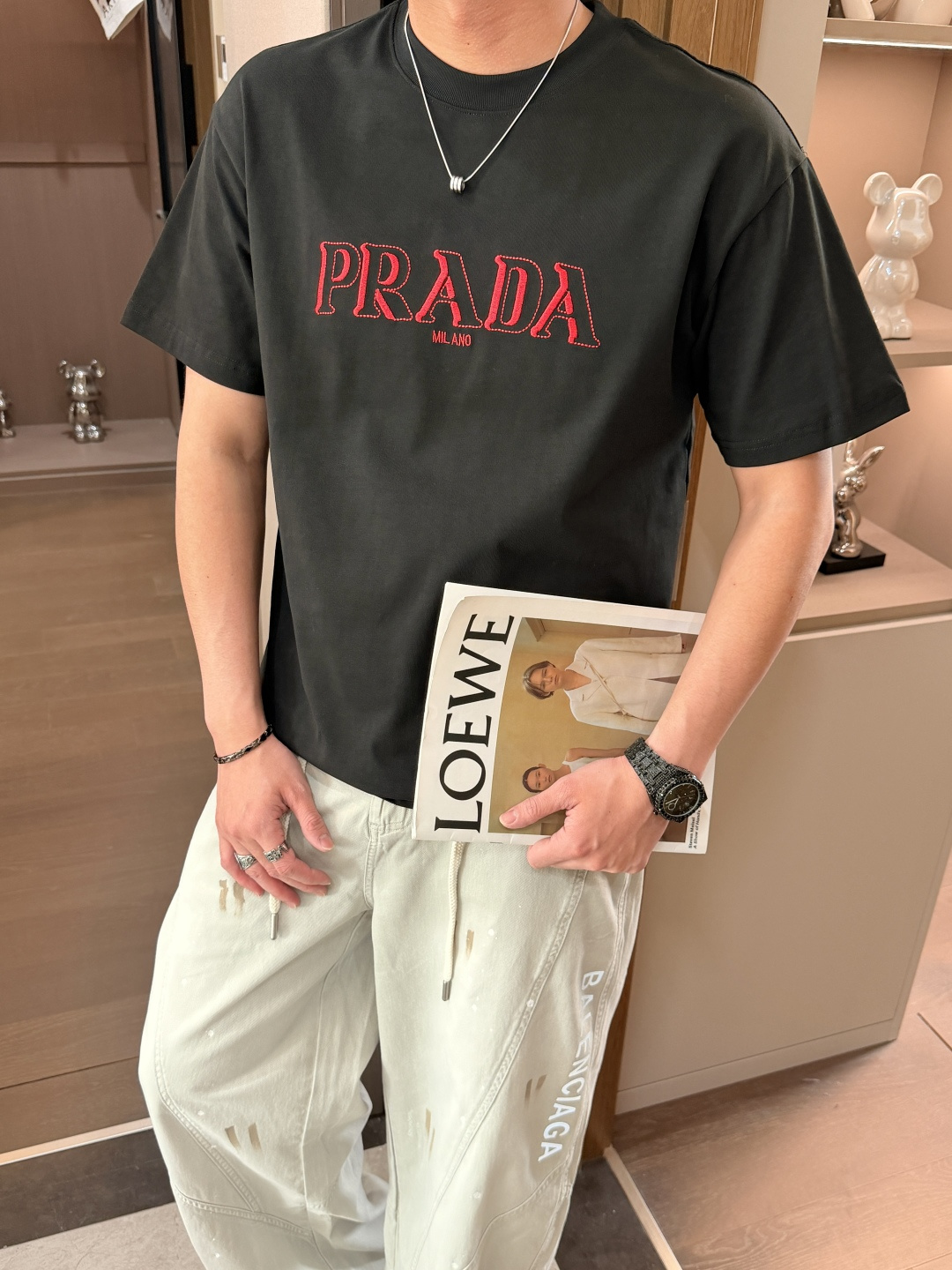 PR家 官网同款 官网同款 官网同款⚠️重磅推荐！2026ss夏装新品 专柜在售 最新系列图案logo短