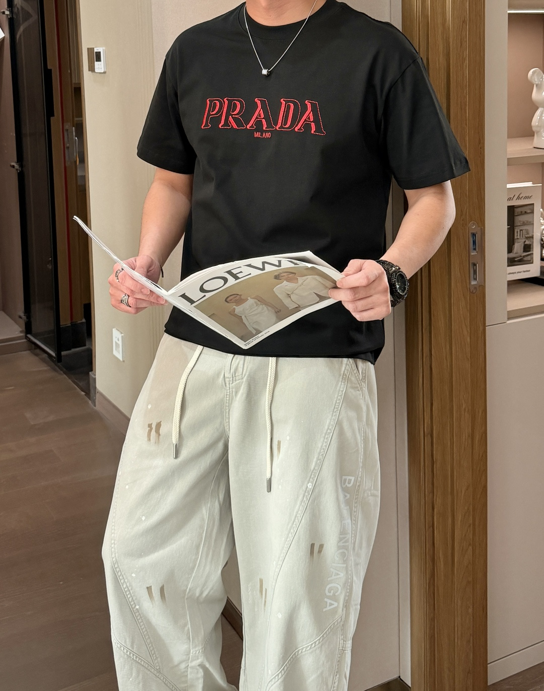 PR家 官网同款 官网同款 官网同款⚠️重磅推荐！2026ss夏装新品 专柜在售 最新系列图案logo短