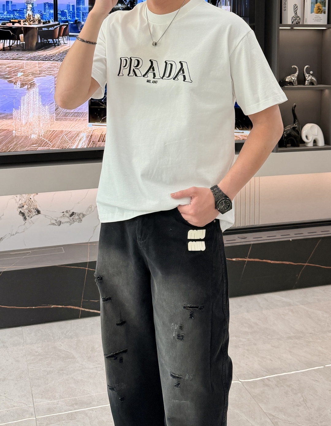 PR家 官网同款 官网同款 官网同款⚠️重磅推荐！2026ss夏装新品 专柜在售 最新系列图案logo短