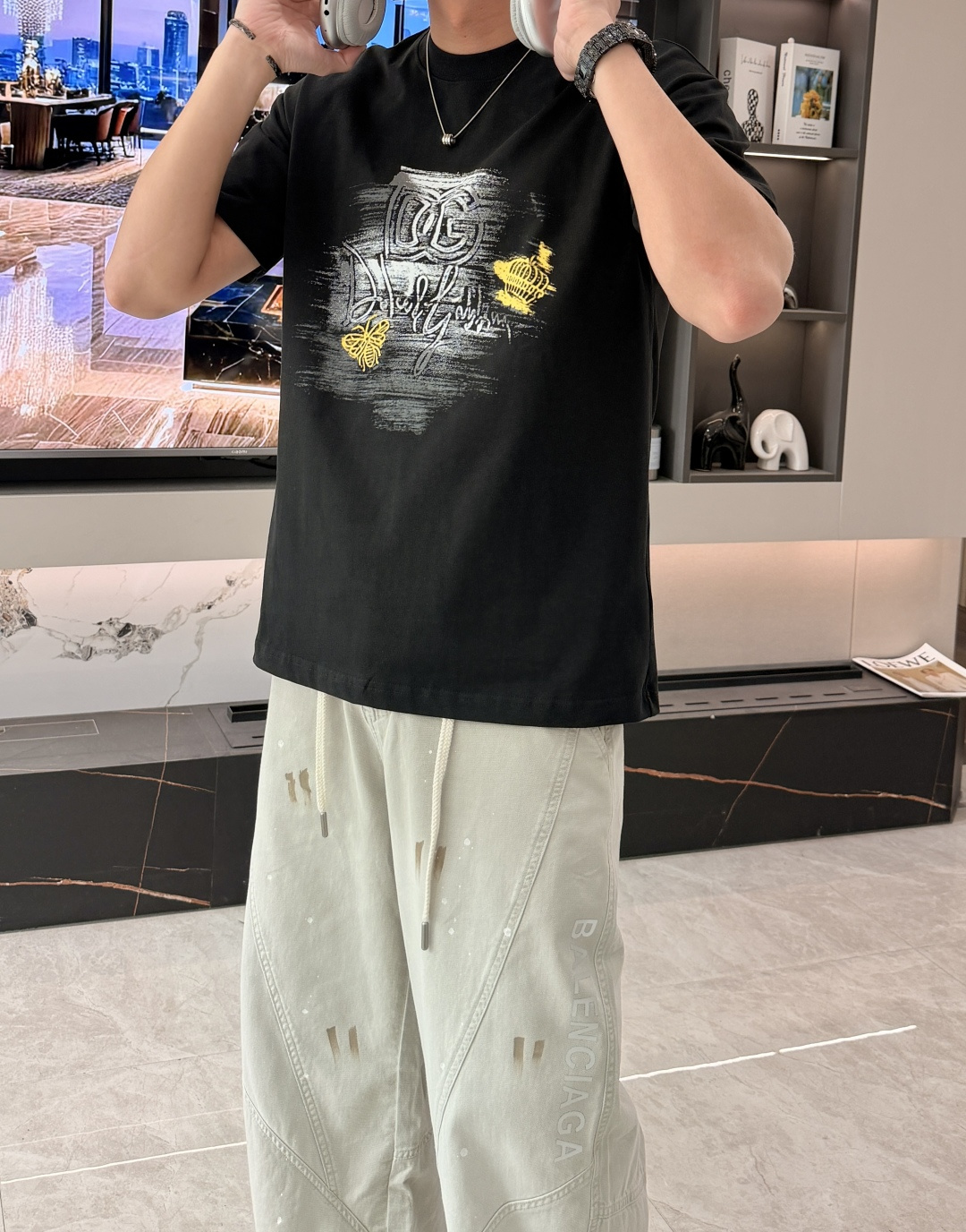 DG 官网同款 官网同款 官网同款⚠️重磅推荐！2026ss夏装新品 专柜在售 最新系列图案logo短袖