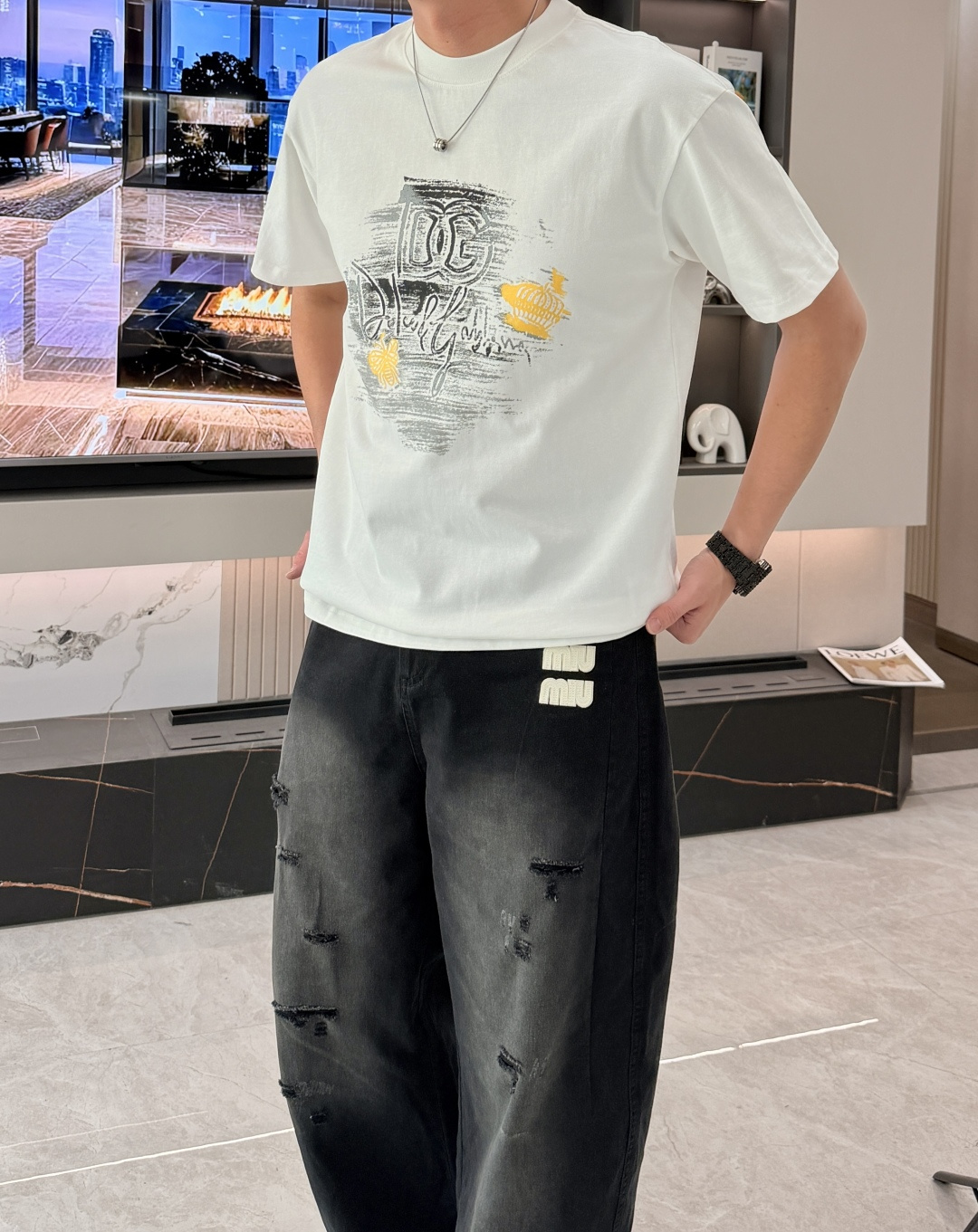 DG 官网同款 官网同款 官网同款⚠️重磅推荐！2026ss夏装新品 专柜在售 最新系列图案logo短袖