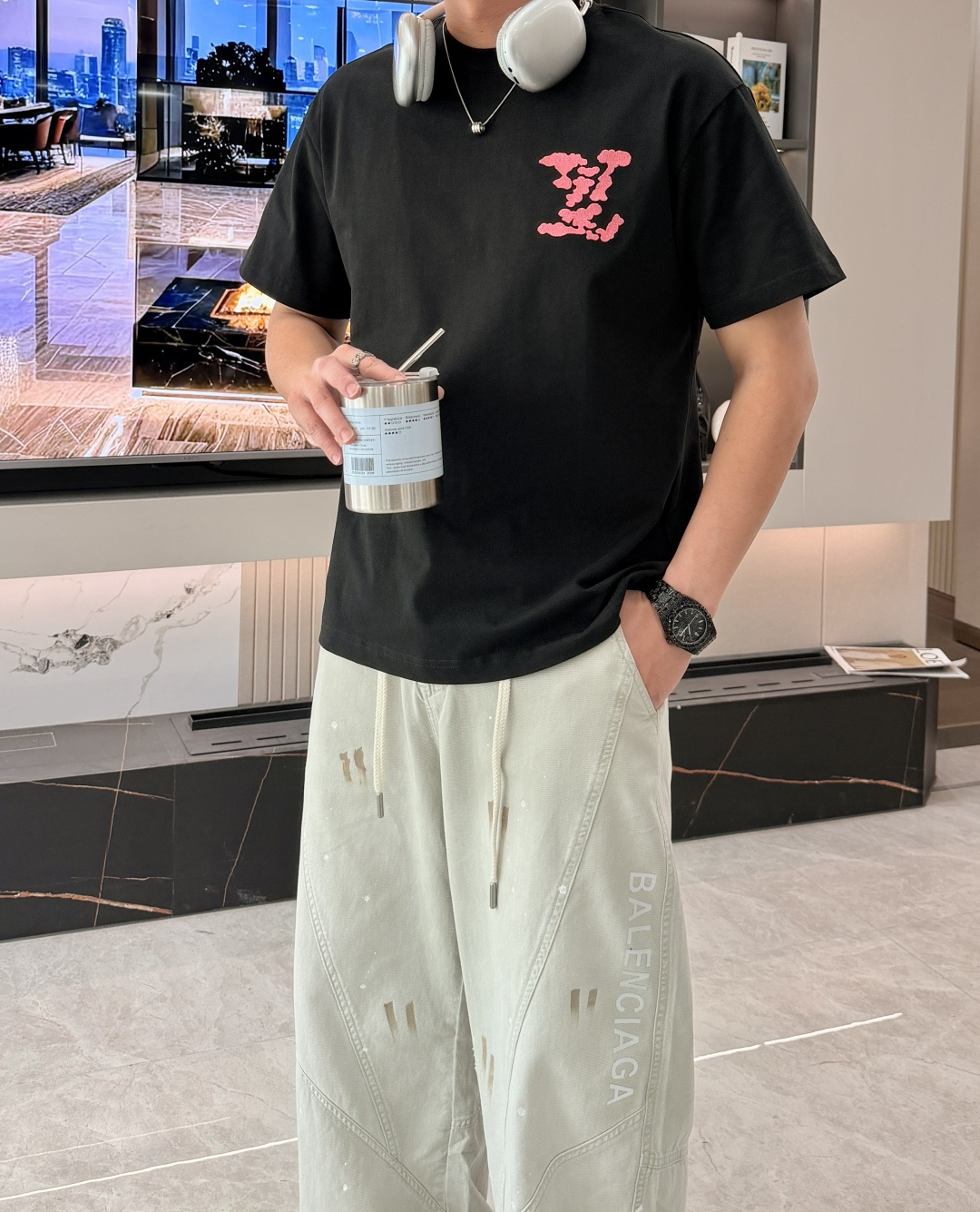 驴家 官网同款 官网同款 官网同款⚠️重磅推荐！2026ss夏装新品 专柜在售 最新系列图案logo短袖