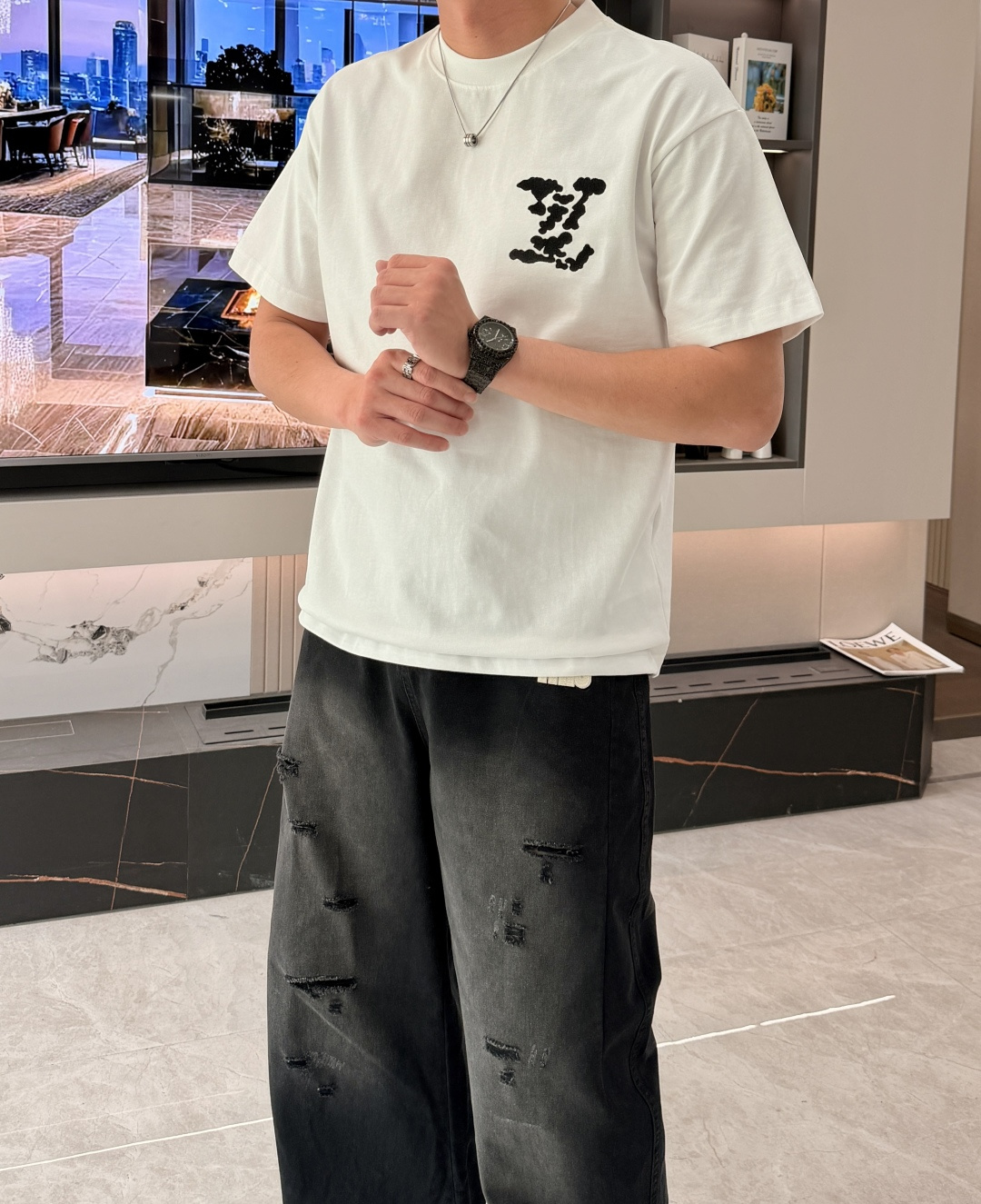 驴家 官网同款 官网同款 官网同款⚠️重磅推荐！2026ss夏装新品 专柜在售 最新系列图案logo短袖