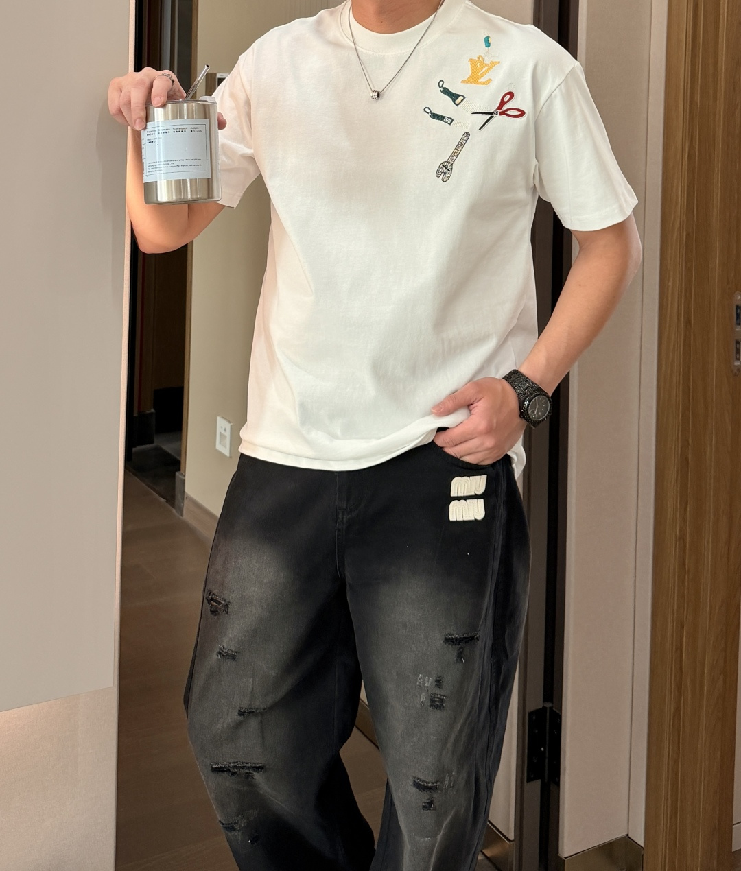 驴家 官网同款 官网同款 官网同款⚠️重磅推荐！2026ss夏装新品 专柜在售 最新系列图案logo短袖