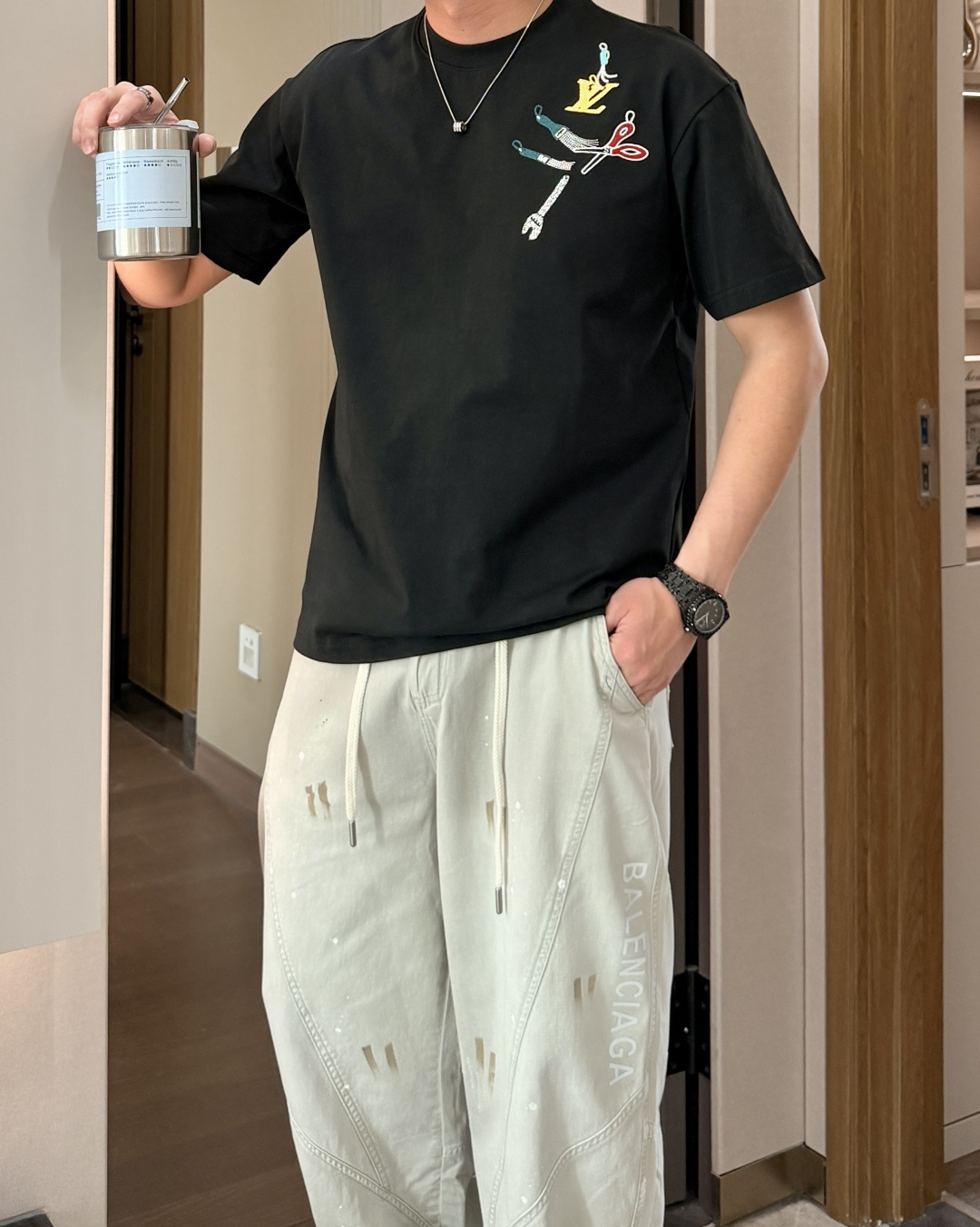 驴家 官网同款 官网同款 官网同款⚠️重磅推荐！2026ss夏装新品 专柜在售 最新系列图案logo短袖