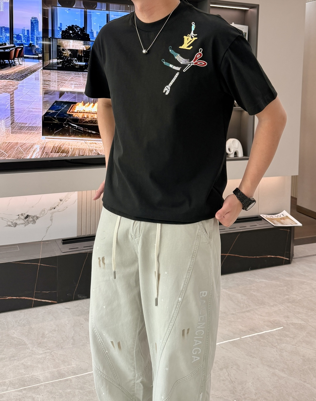 驴家 官网同款 官网同款 官网同款⚠️重磅推荐！2026ss夏装新品 专柜在售 最新系列图案logo短袖