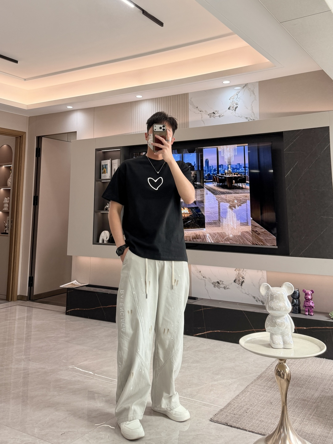 巴黎 官网同款 官网同款 官网同款⚠️重磅推荐！2026ss夏装新品 专柜在售 最新系列图案logo短袖