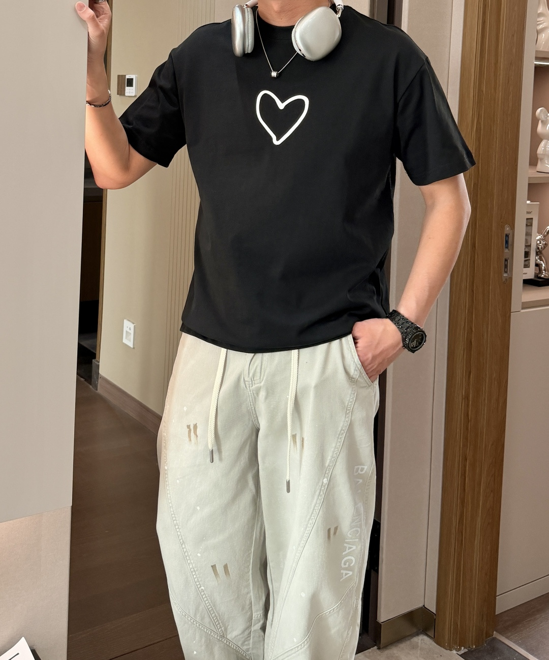 巴黎 官网同款 官网同款 官网同款⚠️重磅推荐！2026ss夏装新品 专柜在售 最新系列图案logo短袖